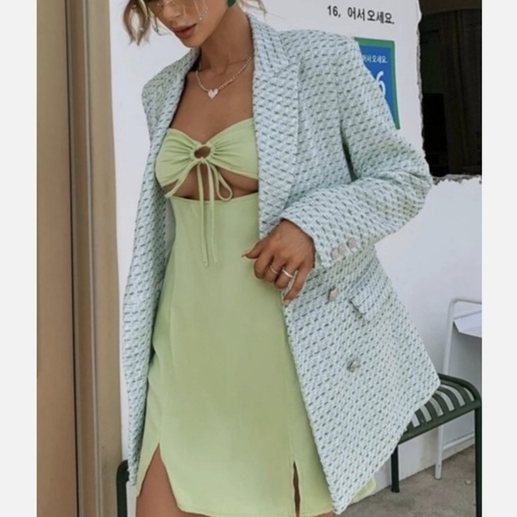 Zara textured plaid blazer - Picture 4 of 11